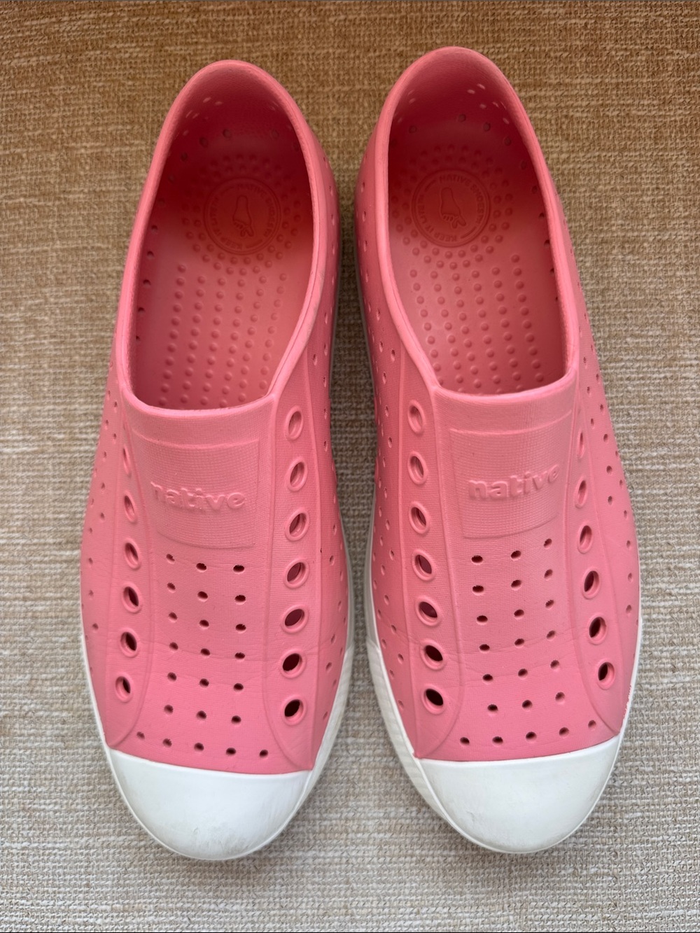 Native Shoes Jefferson Pink W9/M7 - Picture 4 of 6